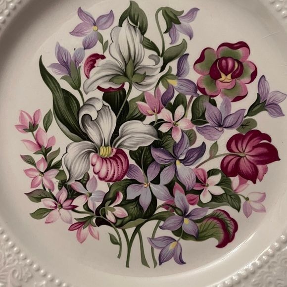 Vintage Lord Nelson Pottery Floral Emblems of Atlantic Canada - Picture 8 of 8